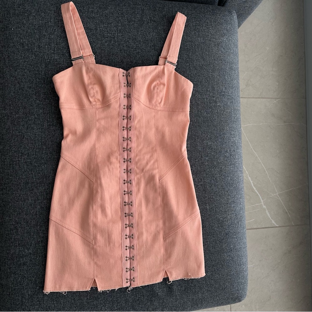 For love and lemons mini dress coral pink
